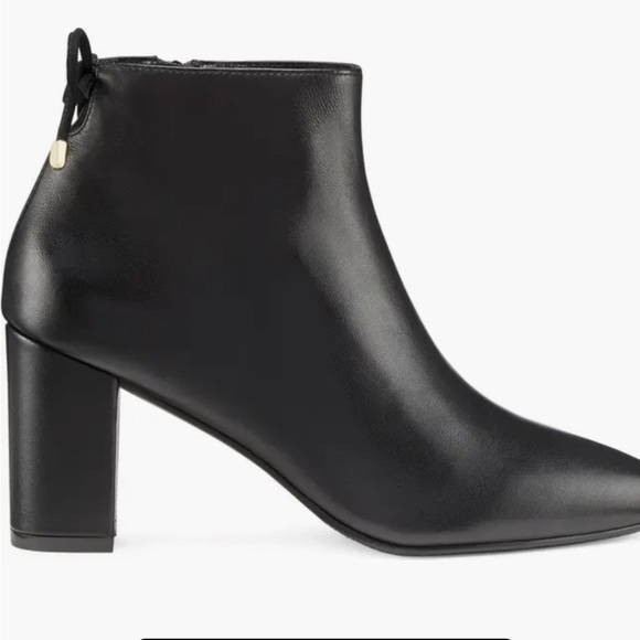 Stuart Weitzman Shoes - Stuart Weitzman Tieback Block Bootie 9.5 New Black